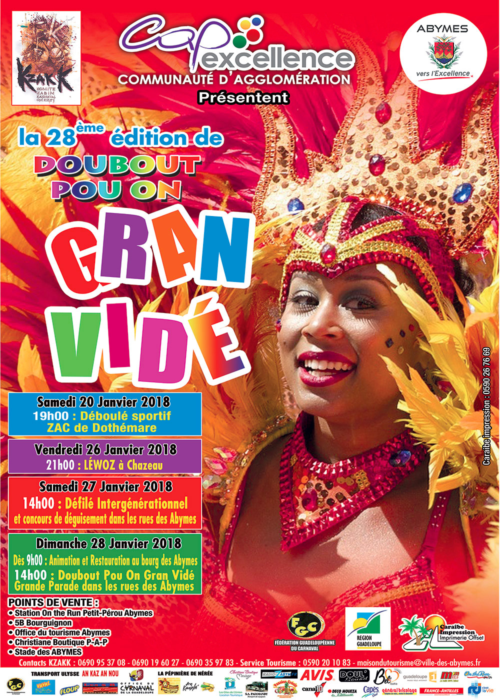 28e Doubout Pou On Gran Vidé - Cap Carnval 2018