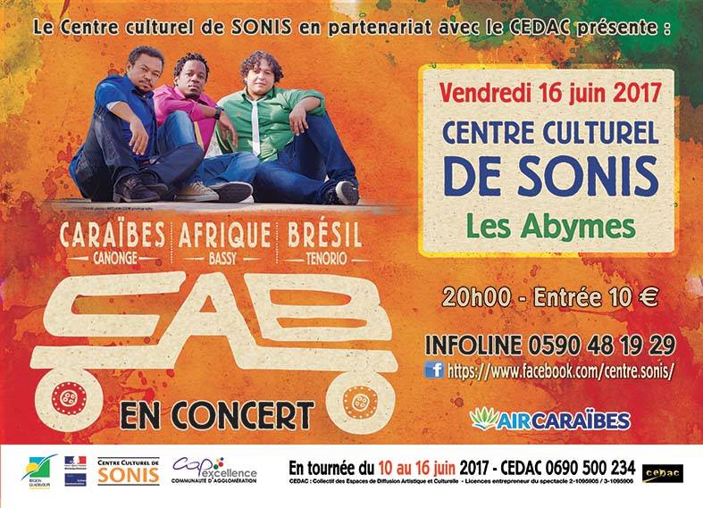 Caraïbes - Afrique - Brésil avec Canonge, Bassy et Tenorio